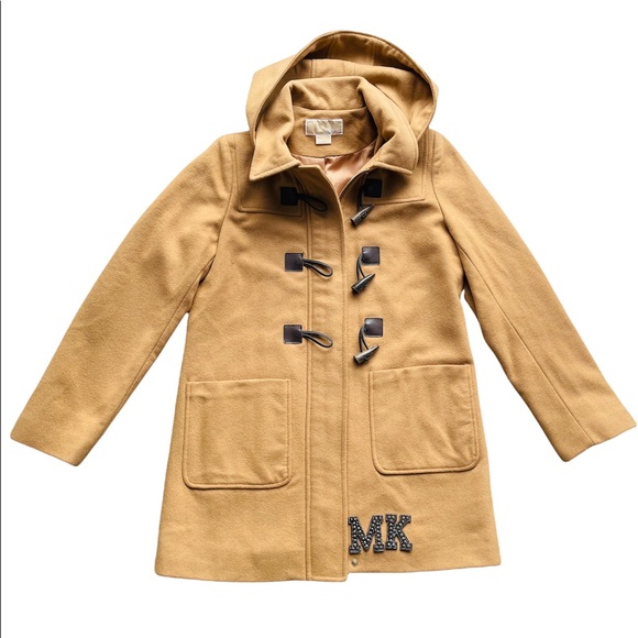 MICHAEL Michael Kors Jackets & Blazers - Michael Kors Wool Hooded Toggle Duffle Coat